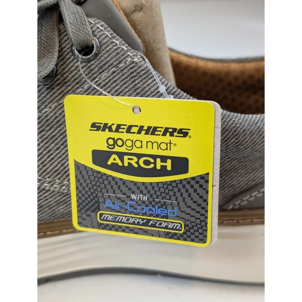 Skechers Moreno-Ederson Men's Classic Fit Air-Cooled Memory Foam Size 8.5W Taupe